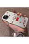 iPhone 13/14 Compatible Hard Acrylic Back Silicone Edge Lens Protection Cherry Case - 3
