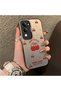 Vivo Y04 Compatible Hard Acrylic Back Silicone Edge Lens Protection Cherry Case - 2