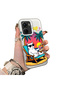 Vivo Y02S Compatible Hard Acrylic Back Silicone Edge Lens Protection Cat Case