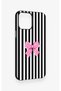 iPhone 12 Pro Max Compatible Pink and White Ribbon Pattern Silicone Case - 2