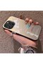 iPhone 16 Pro Compatible Hard Acrylic Back Silicone Edge Lens Protection Stylish Print Case - 3