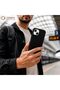 Premium Leather Case for iPhone 15 Magnetic Shockproof Cover, Anti-Scratch, Slim Protective Back with Raised Camera Protection (Black) - 6