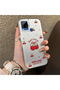 Realme C15/C25/C25S Compatible Hard Acrylic Back Silicone Edge Lens Protection Cherry Case - 2