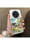 Xiaomi Redmi 14C 4G/5G Compatible Hard Acrylic Back Silicone Edge Lens Protection Daisy Case - 2