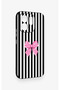 Vivo V70 5g Compatible Pink and White Ribbon Patterned Silicone Case - 2