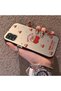 Samsung Galaxy A31 Compatible Hard Acrylic Back Silicone Edge Lens Protection Cherry Case - 3