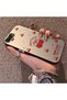 iPhone 7 Plus/8 Plus Compatible Hard Acrylic Back Silicone Edge Lens Protection Cherry Case - 3