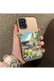Samsung Galaxy A12/M12 Compatible Hard Acrylic Back Silicone Edge Lens Protection Daisy Case - 2