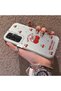 Samsung Galaxy S23 Fe Compatible Hard Acrylic Back Silicone Edge Lens Protection Cherry Case - 3