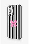 Redmi Note 10 Pro Compatible Pink and White Ribbon Patterned Silicone Case - 4