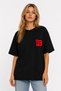 T-Shirts - Black - Oversize - 2