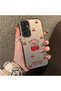Samsung Galaxy S23 Fe Compatible Hard Acrylic Back Silicone Edge Lens Protection Cherry Case - 2