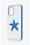 Vivo Y33S Compatible Blue Starfish Patterned Silicone Case - 4