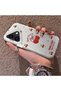 iPhone 16 Compatible Hard Acrylic Back Silicone Edge Lens Protection Cherry Case - 3
