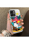 Infinix Smart 9 Compatible Hard Acrylic Back Silicone Edge Lens Protection Cat Case - 2