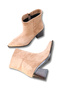 Talitha Clara Women's Pointed Toe Heeled Boots 00124002 Mink Suede - 2