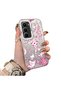 Infinix Hot 60 Pro Compatible Hard Acrylic Back Silicone Edge Lens Protection Stylish Print Case