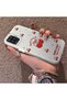 Samsung Galaxy A12/M12 Compatible Hard Acrylic Back Silicone Edge Lens Protection Cherry Case - 3