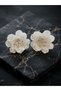 Vintage Style Design Earrings for Women White - 3