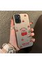Xiaomi Redmi Note 10 4G/Note 10S Compatible Hard Acrylic Back Silicone Edge Lens Protection Cherry Case - 3