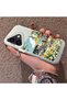 iPhone 16 Plus Compatible Hard Acrylic Back Silicone Edge Lens Protection Daisy Case - 3