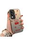 Vivo Y04 Compatible Hard Acrylic Back Silicone Edge Lens Protection Cherry Case