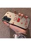 Samsung Galaxy S21 Fe Compatible Hard Acrylic Back Silicone Edge Lens Protection Cherry Case - 4