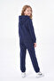Sweatsuit Sets - Dark blue - Plain - 5