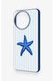 Realme 11 Compatible Blue Starfish Patterned Silicone Case - 4