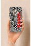 Tecno Spark 30C Compatible Zebra Amore Patterned Silicone Case