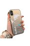 iPhone XS Max Compatible Hard Acrylic Back Silicone Edge Lens Protection Stylish Print Case
