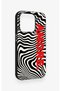 iPhone 15 Pro Compatible Zebra Amore Patterned Silicone Case - 3