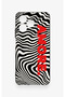 Realme C53 Compatible Zebra Amore Patterned Silicone Case - 2