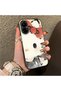 Realme C67 4g Compatible Hard Acrylic Back Silicone Edge Lens Protection Kitty Case - 2