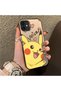 iPhone 12 Mini Compatible Hard Acrylic Back Silicone Edge Lens Protection Cartoon Case - 2