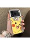 iPhone 17 Pro Compatible Hard Acrylic Back Silicone Edge Lens Protection Cartoon Case - 2