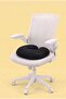 Black Open-Ended Orthopedic Sitting Ring Non-Collapsing Medium Hard Foam Cushion 43*9.5 cm Dvm-06S - 4