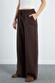 Tie-Waist Linen Look Trousers - 7