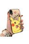 iPhone Xr Compatible Hard Acrylic Back Silicone Edge Lens Protection Cartoon Case