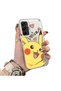 Samsung Galaxy A25 Compatible Hard Acrylic Back Silicone Edge Lens Protection Cartoon Case