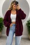 Women's V-Neck Knitwear Cardigan - 2