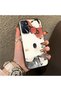 Oppo A54S Compatible Hard Acrylic Back Silicone Edge Lens Protection Kitty Case - 2