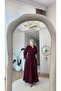 Molly Nelly Women's Long Hijab Trench Dress - 2