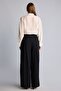 Wide Leg Zippered Crepe Trousers I5181Ax26Au - 5