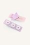 Girl with Bird and Flower Figures 2-Piece Hair Clip Baby Girl I3138A5Ns - 2