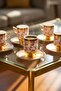 Rosie 6-person porcelain coffee cup set - 90 ml