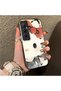 Realme C65 4g Compatible Hard Acrylic Back Silicone Edge Lens Protection Kitty Case - 2