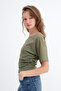 Side Gathered T-Shirt P1913 - 5
