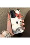 Samsung Galaxy A26 Compatible Hard Acrylic Back Silicone Edge Lens Protection Kitty Case - 2