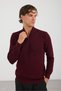 Men's Washable Anti-Pilling Half-Zip Basic Knitwear - 4